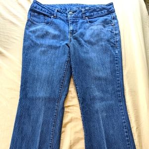 Women's Faded Glory Brand Boot Cut Blue Jean Pants Size 12A